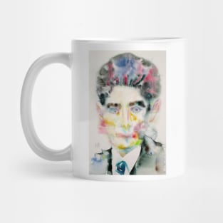 FRANZ KAFKA watercolor portrait .2 Mug